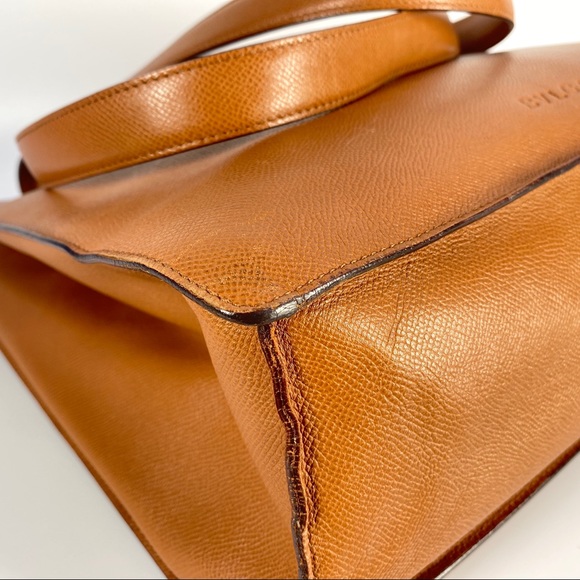 Authentic Vintage Bvlgari XLarge Leather Tote - Picture 8 of 16